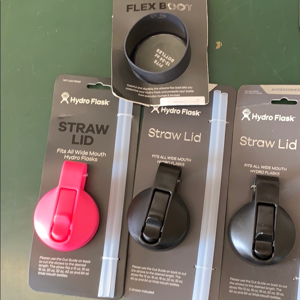 Hydroflask straw and lid lot